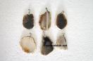 Agate Slice Pendants